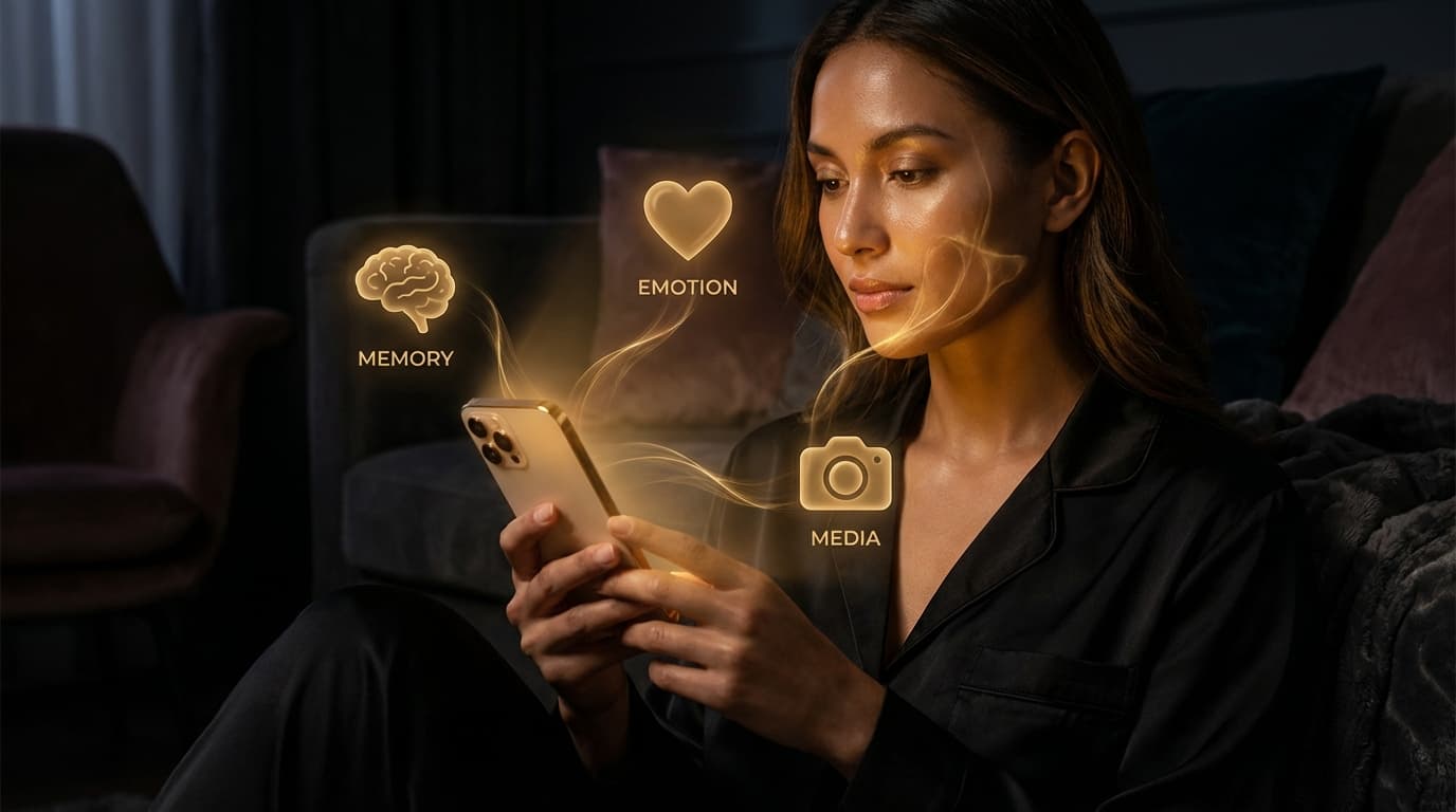 How AI girlfriend apps work — memory, emotion, media